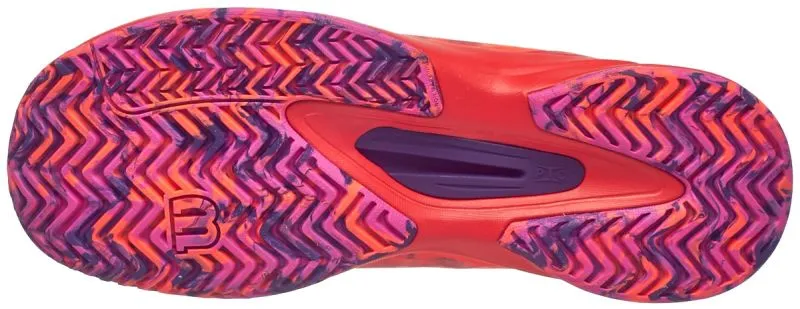 Wilson Kaos W - fiery coral/fiery red/rose violet