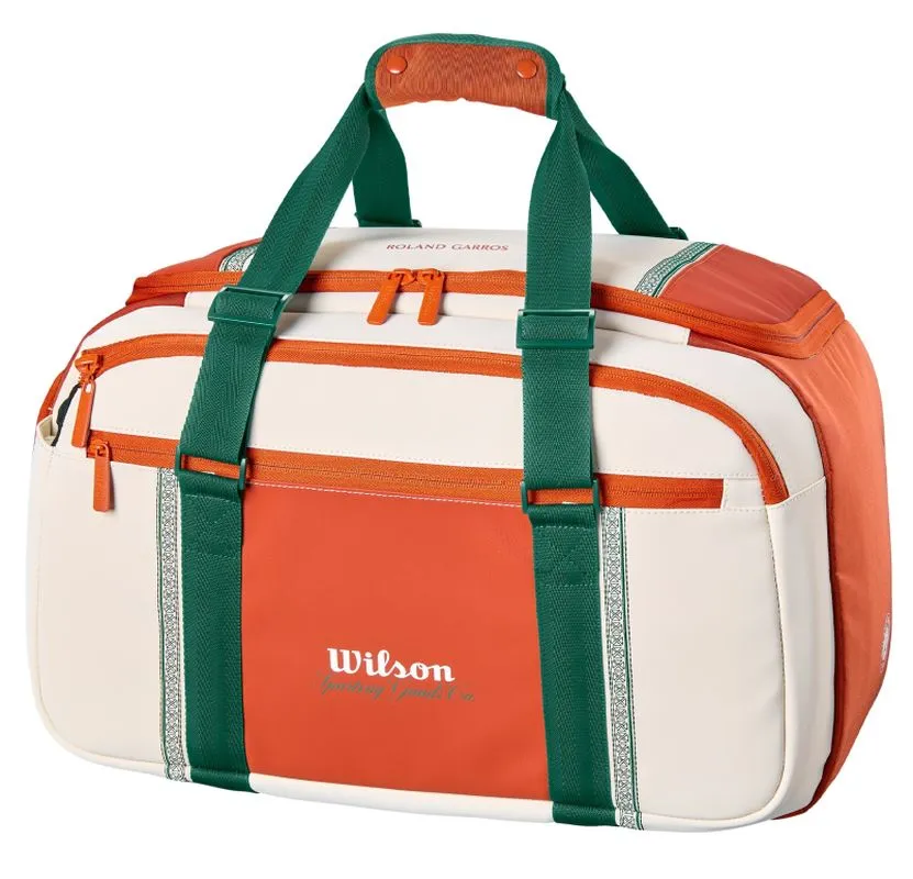 Wilson Roland Garros 2026 Small Duffel - cream/clay Wilson Roland Garros 2026 Small Duffel - cream/clay