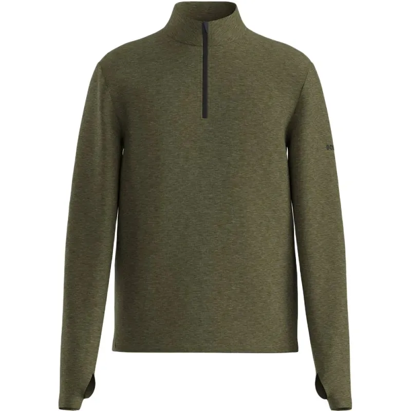 BOSS Active Stretch Sweatshirt - open green BOSS Active Stretch Sweatshirt - open green