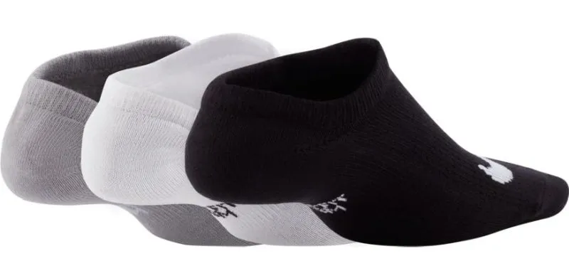 Nike Everyday LTWT Foot 3P - black/white/grey
