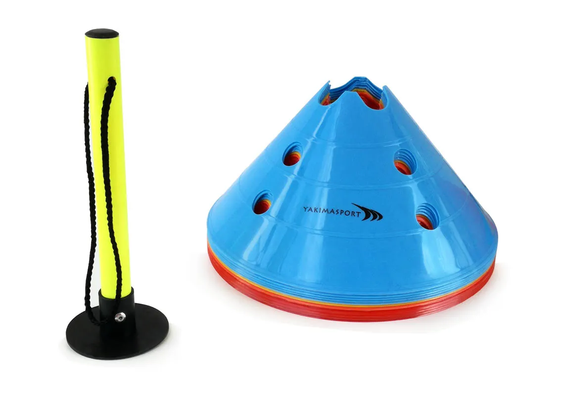 Yakimasport Jumbo Cone 15cm 20P - red/blue