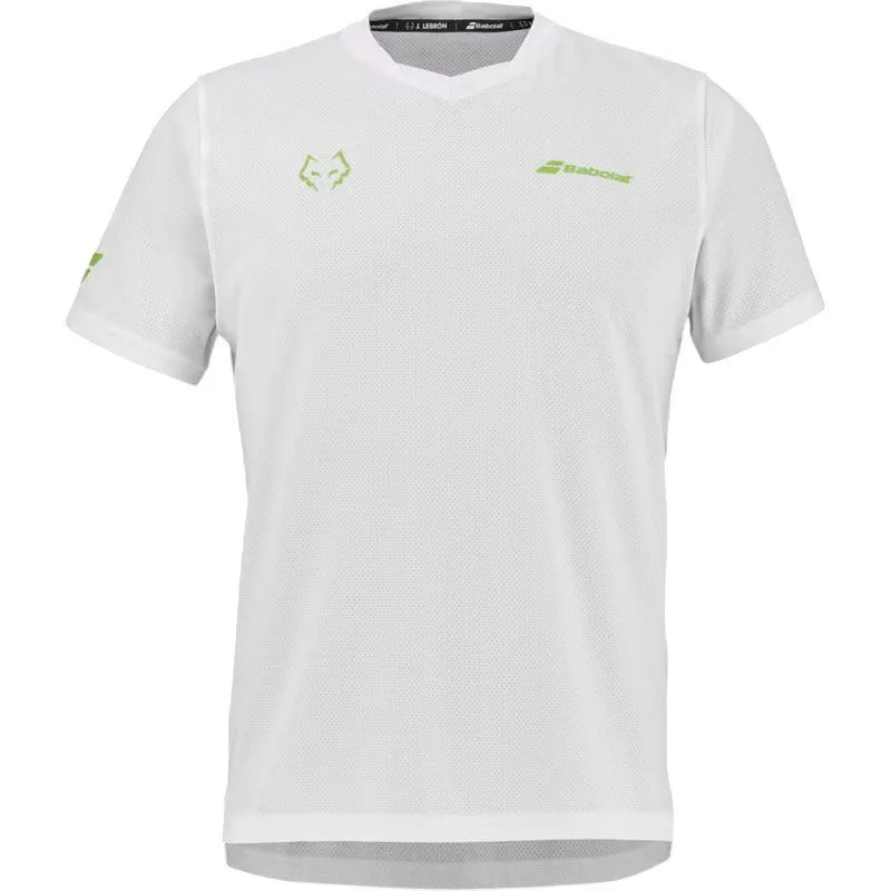 Babolat Crew Neck Lebron - white/white