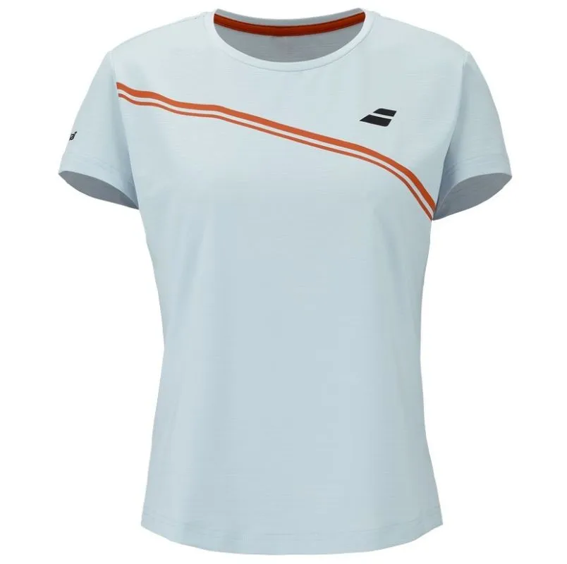 Women's T-shirt Babolat Exercise Graphic - illusion blue - Blue