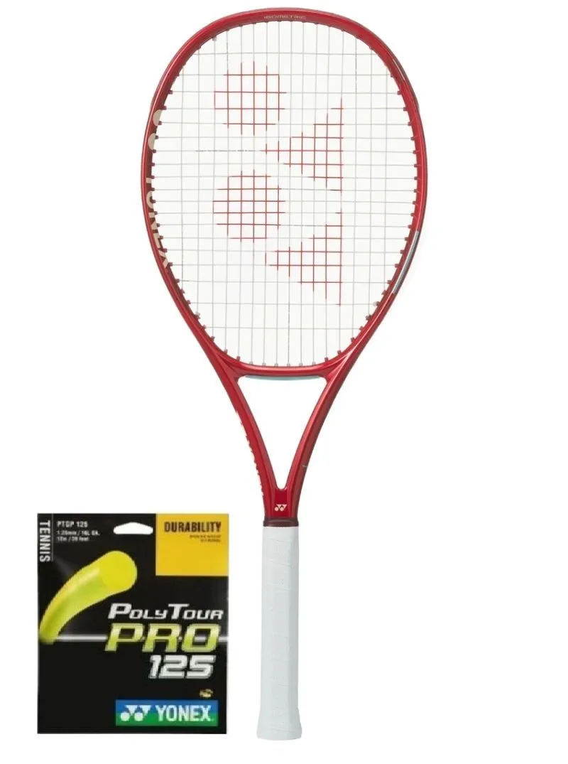 Yonex Vcore 100L Ruby Red (280g) + keel Yonex Vcore 100L Ruby Red (280g) + keel