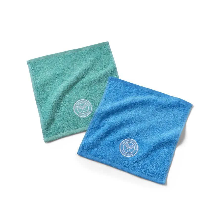 Wimbledon Face 2P - aqua blue/sky blue