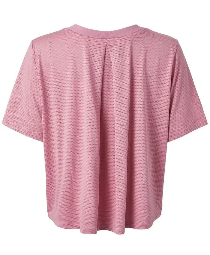 Nike Court Dri-Fit Advantage Top SS W - elemental pink/white