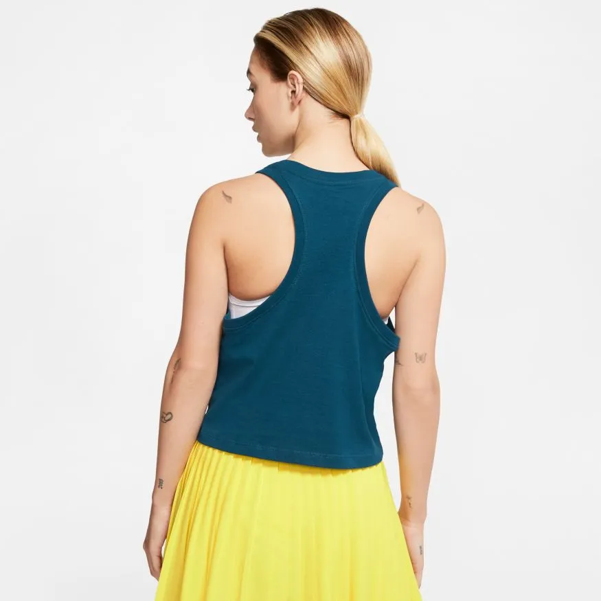 Nike Court Tank Crop Court SSNL - valerian blue
