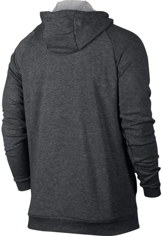 Nike Dry Hoodie FZ Fleece - charcoal heather/black/black