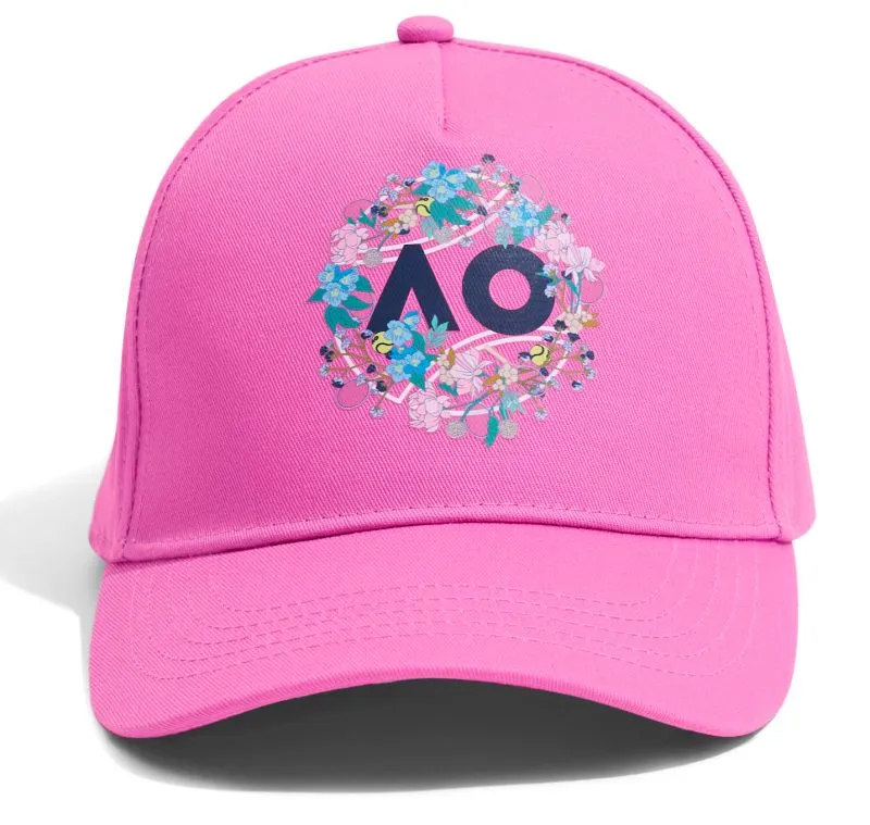 Australian Open Womens Floral Cap (OSFA)