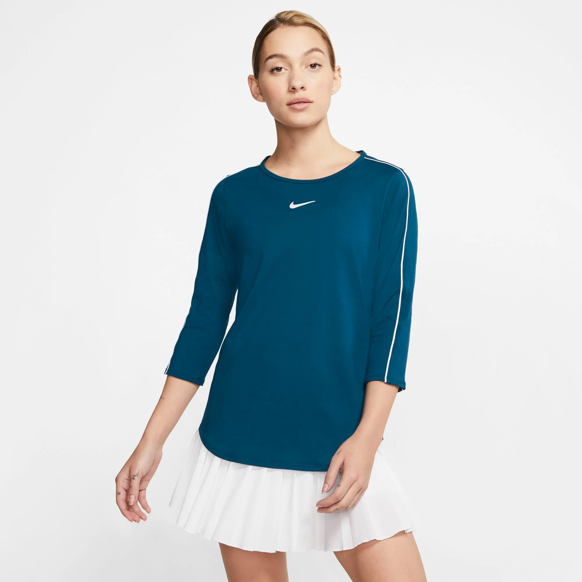 nike-court-women-3-4-sleeve-top-valerian-blue-white-white-white-3 Nike Court Women 3/4 Sleeve Top - valerian blue/white/white/white