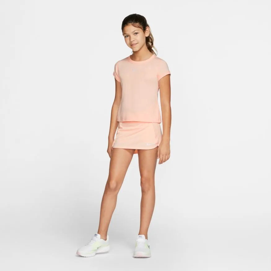 nike-court-g-dry-top-ss-washed-coral-white-5 Nike Court G Dry Top SS - washed coral/white