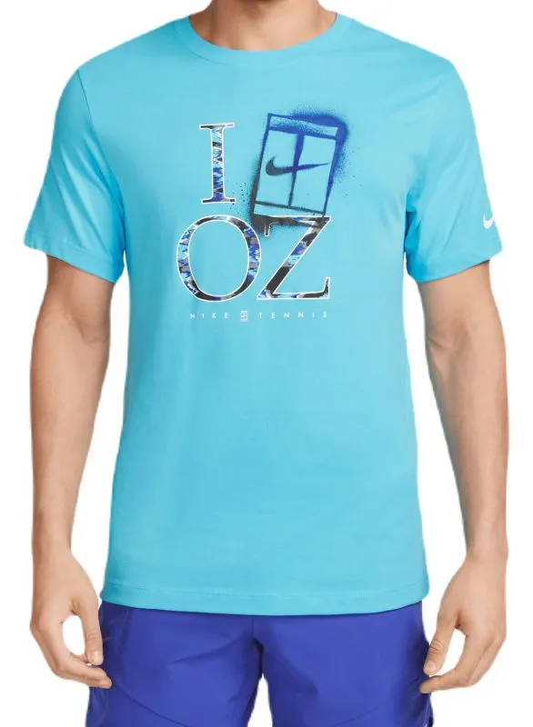 Nike Court Dri-Fit Tennis T-Shirt - baltic blue Nike Court Dri-Fit Tennis T-Shirt - baltic blue