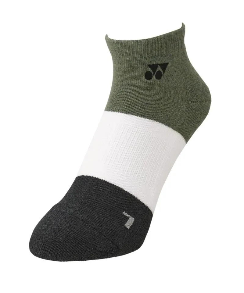Socks Yonex Low Cut 3D Ergo Sport Tech Socks 1P - moss green - Green, Multicolor