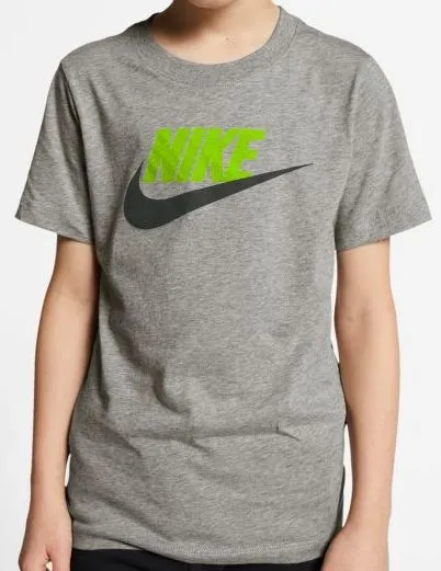 Nike Swoosh Tee Futura Icon TD - stone/heather