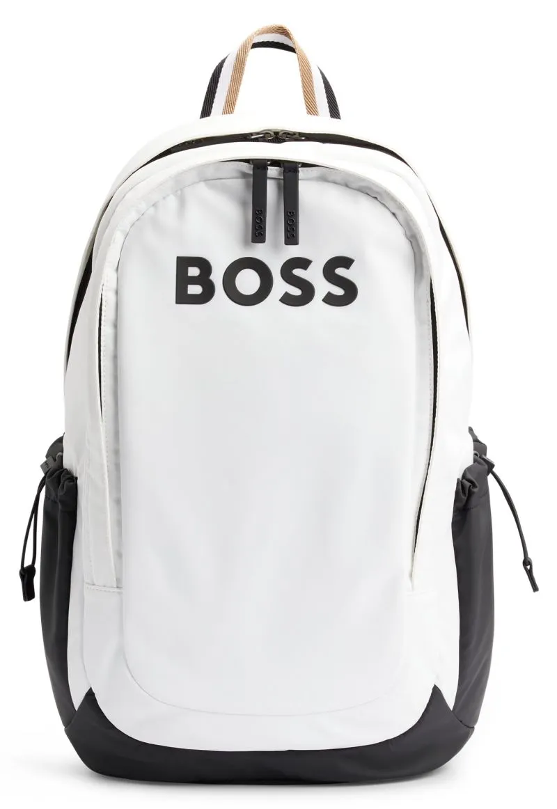 BOSS x Matteo Berrettini Thunder Backpack - open white