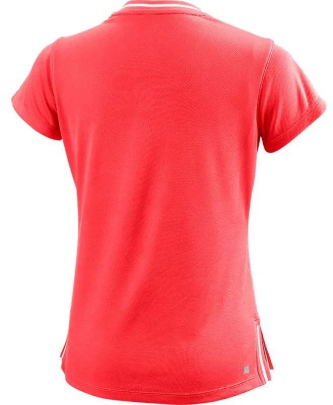 wilson-team-ii-v-neck-g-fiery-coral-2 Wilson Team II V-Neck G - fiery coral