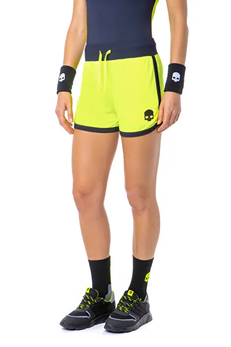 Hydrogen Tech Shorts Woman - fluo yellow
