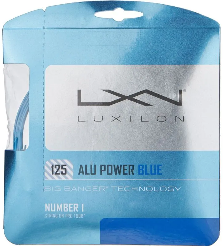 Luxilon Big Banger Alu Power 125 (12,2 m) L.E. - blue