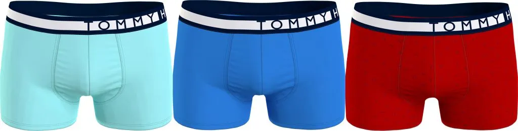 Tommy Hilfiger Trunk Print 3P - aqua glow/hydrangea blue/halo Tommy Hilfiger Trunk Print 3P - aqua glow/hydrangea blue/halo