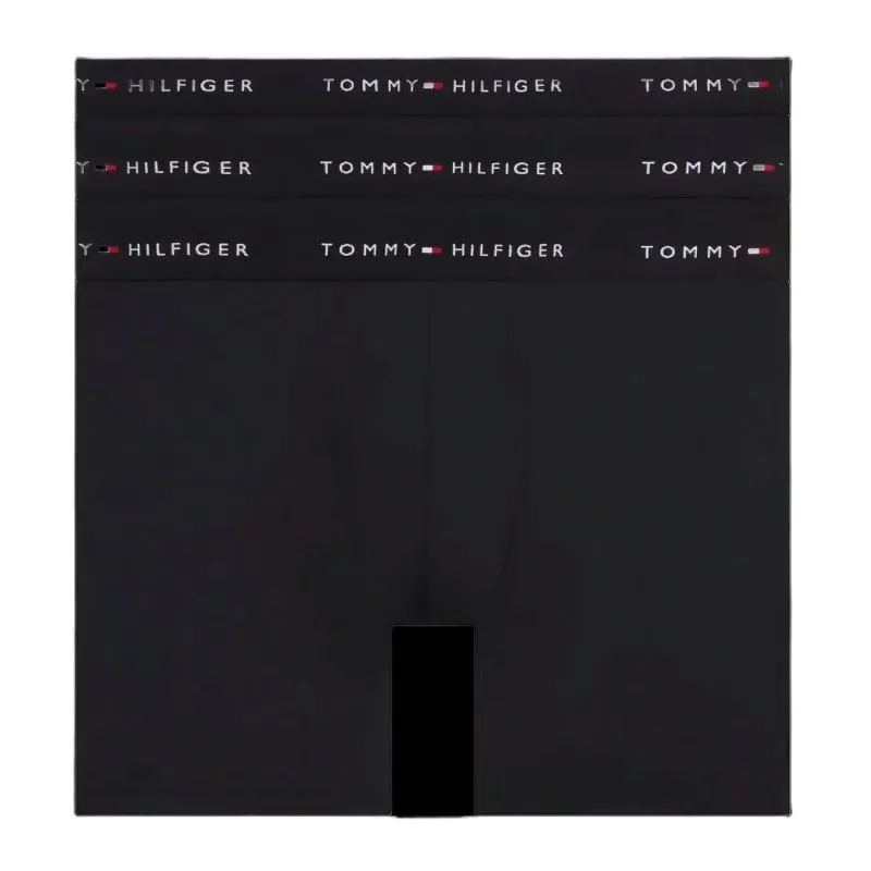 Tommy Hilfiger Stretch Microfiber Long Boxer 3P - black Tommy Hilfiger Stretch Microfiber Long Boxer 3P - black