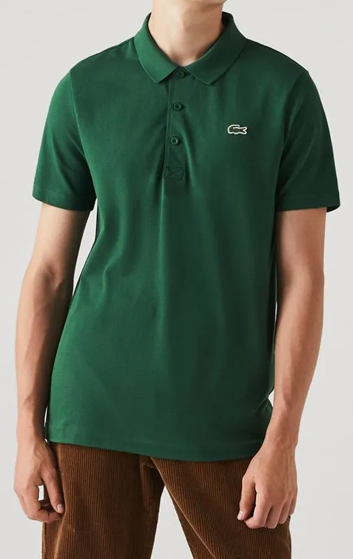 Lacoste SPORT Cotton Blend Ottoman Polo Shirt - green