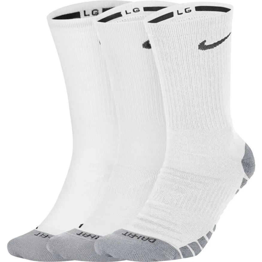 Nike Dry Cushioned Quarter 3P - white