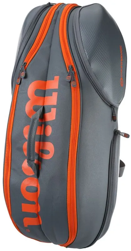 Wilson Vancouver Burn Reverse 9 Pk Bag - grey/orange