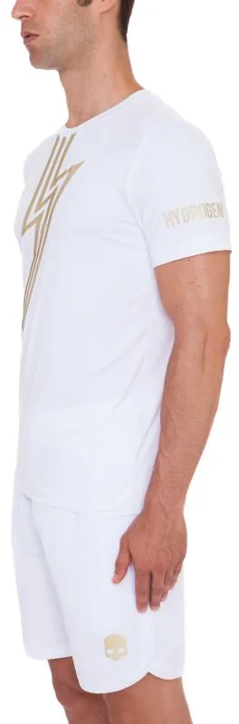 Hydrogen Flash Tech T-Shirt - white/gold