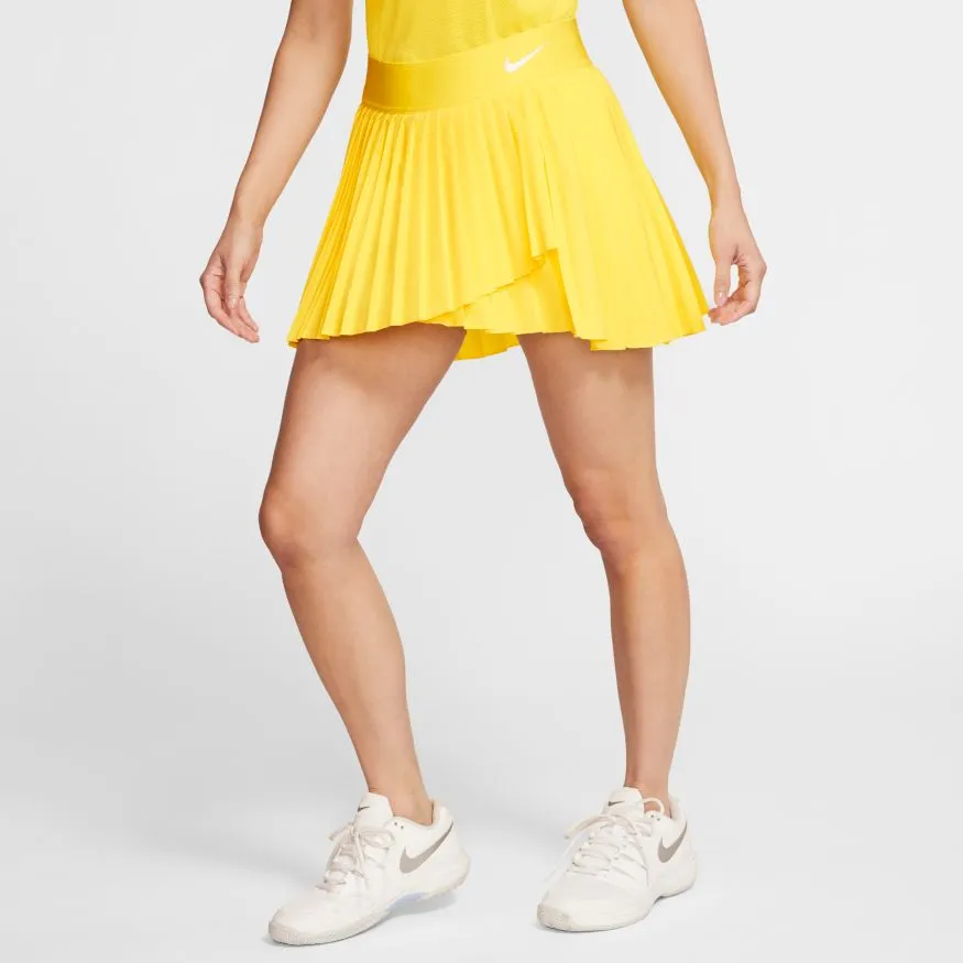Nike Court Elevated Victory Skirt W - opti yellow/white