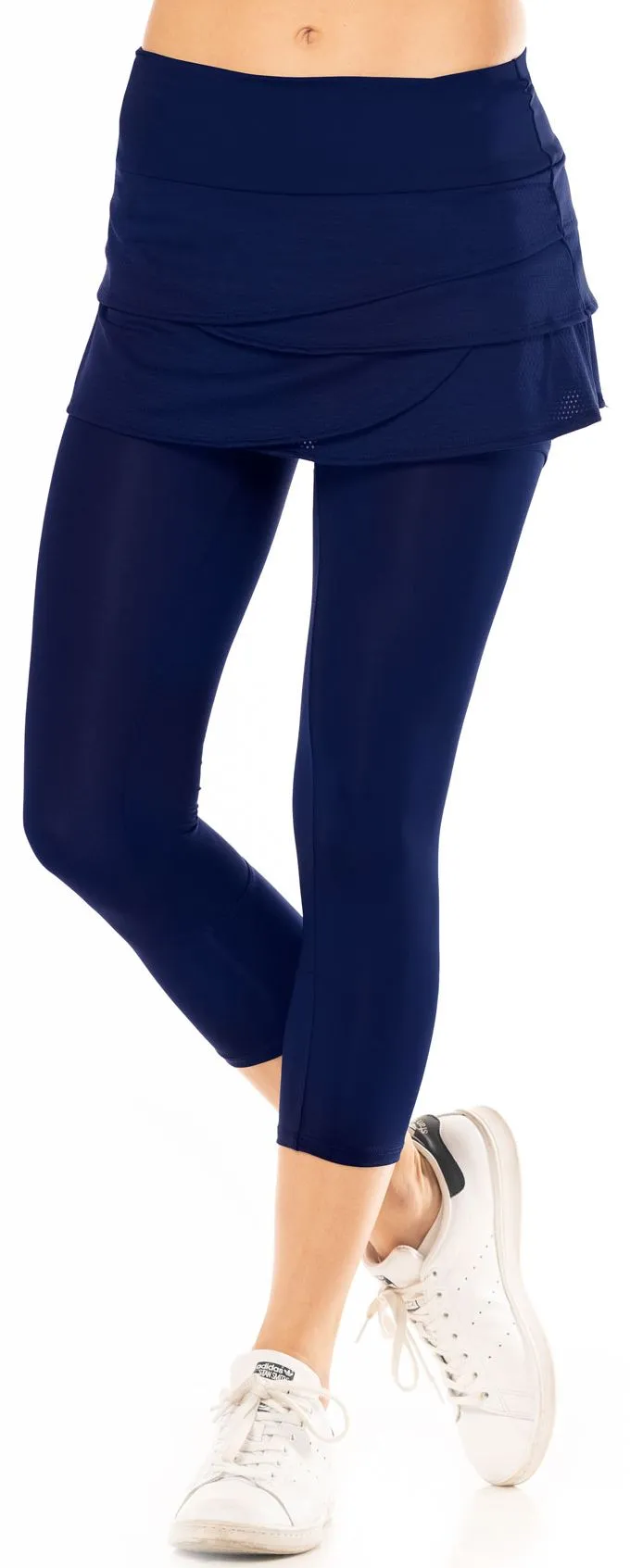 lucky-in-love-core-scallop-capri-women-midnight-1 Lucky in Love Core Scallop Capri Women - midnight