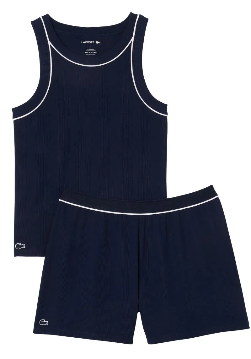4F8400_525_24LFhhqBAnhXgtW Lacoste Ribbed Cotton Pyjama Set