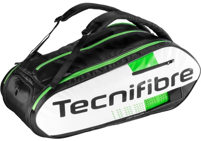 tecnifibre-squash-green-12r-white-black-green Tecnifibre Squash Green 12R - white/black/green