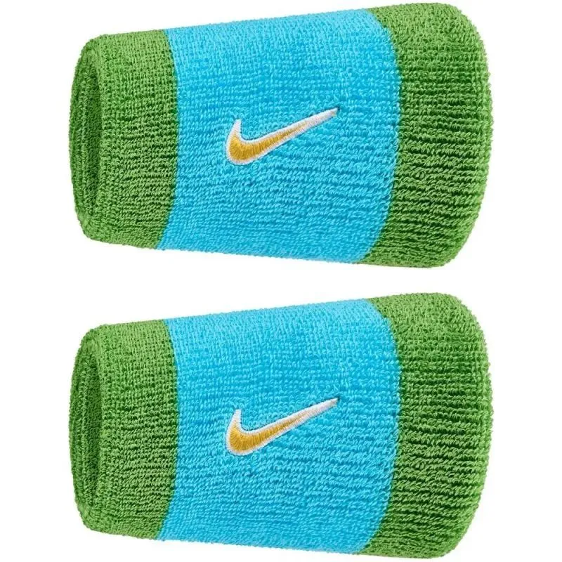 Nike Swoosh Double-Wide 2P - baltic blue/chlorophyll/university gold Nike Swoosh Double-Wide 2P - baltic blue/chlorophyll/university gold