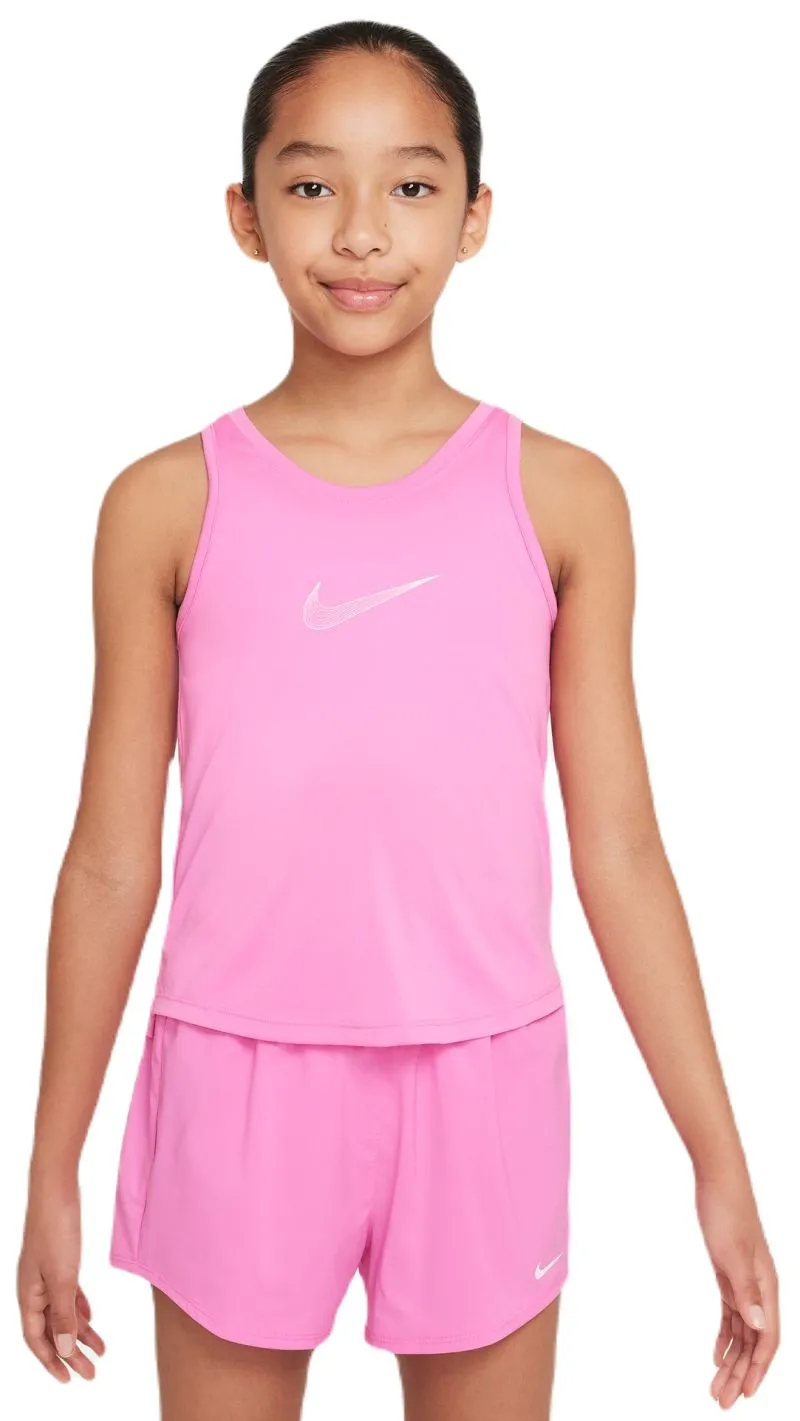 Nike Kids Dri-Fit One Training Tank - playful pink/white