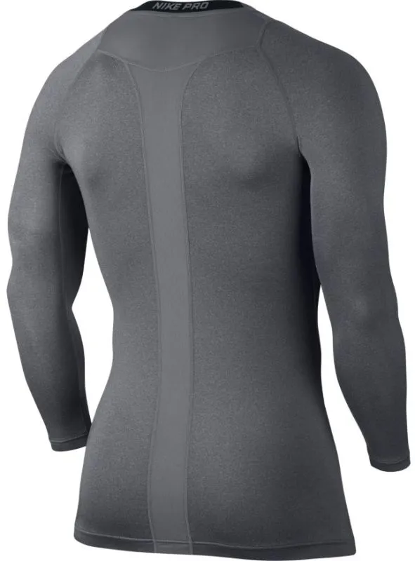 Nike Cool Comp LS - carbon heather/black/black