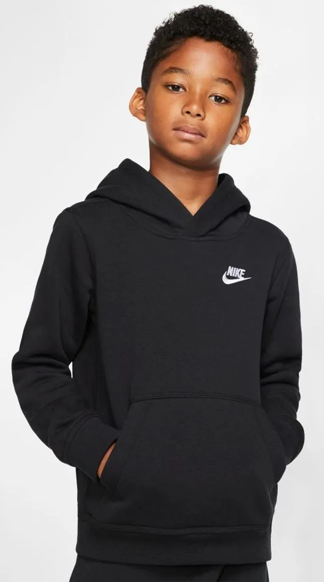 nike-sportswear-club-po-hoodie-b-black-white-3 Nike Sportswear Club PO Hoodie B - black/white