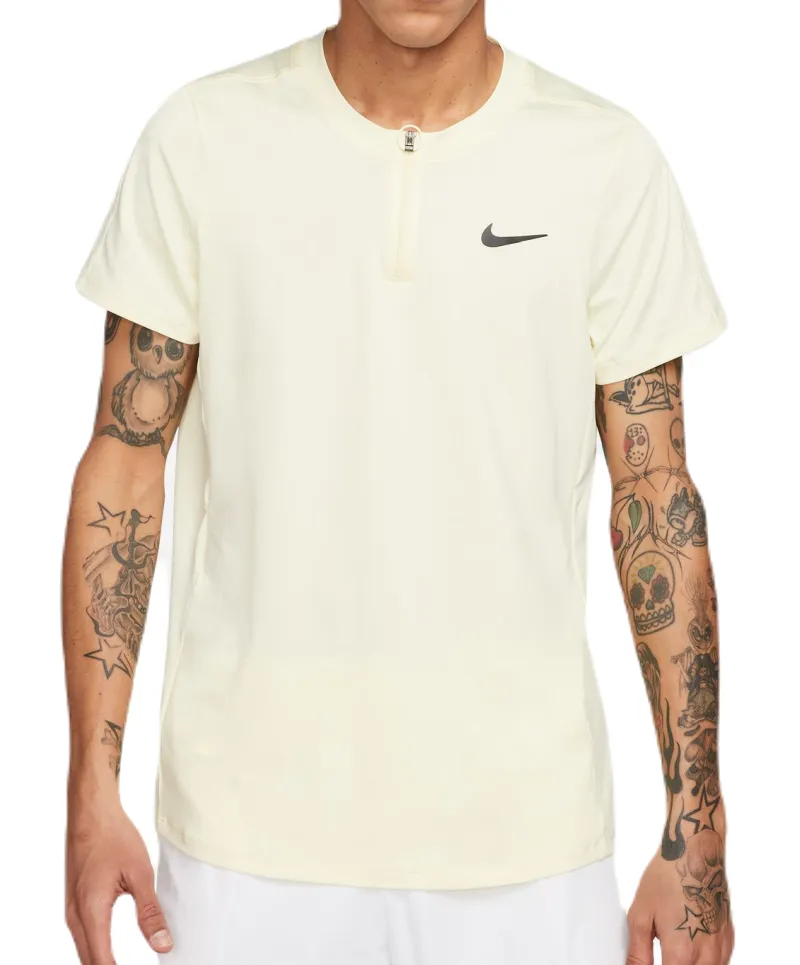 Nike Court Dri-Fit Advantage Polo - alabaster/black Nike Court Dri-Fit Advantage Polo - alabaster/black