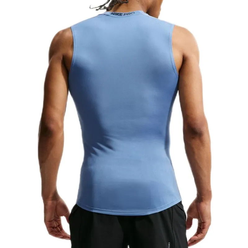 Nike Pro Dri-Fit Tight Sleeveless Fitness - indigo storm/black