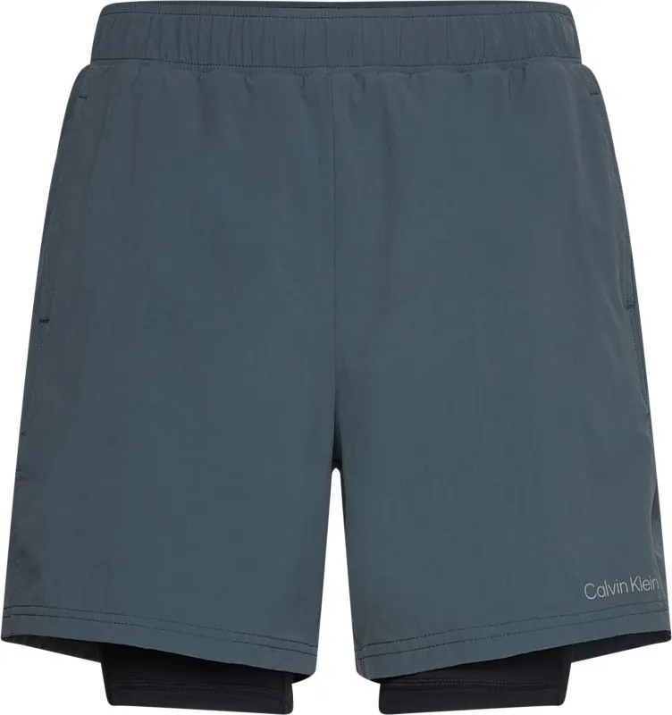 Calvin Klein WO 2 in 1 Woven Short - dark slate