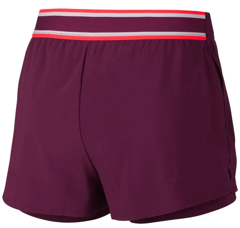 Nike Court Flex Short - bordeaux/bright crimson