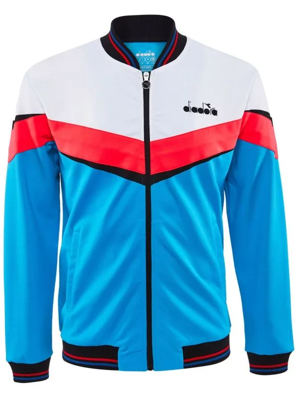 Diadora FZ Jacket - bright cyan blue Diadora FZ Jacket - bright cyan blue