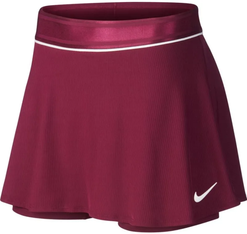 nike-court-dry-flounce-skirt-bordeaux-white-white-1 Nike Court Dry Flounce Skirt - bordeaux/white/white