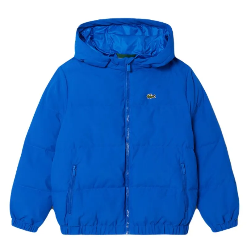BJ1128_HJM_24 Lacoste Water Embroidered Crocodile Hooded Puffed