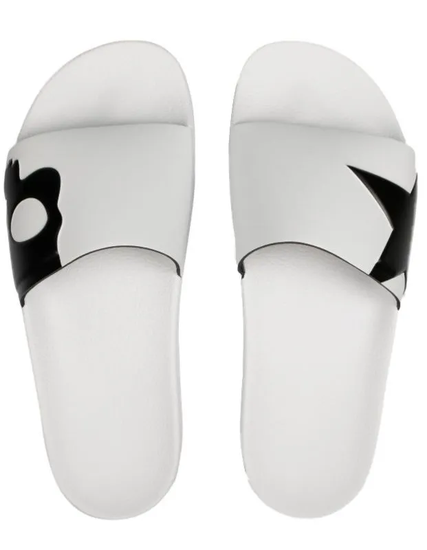 Hydrogen Cyber Slippers - white