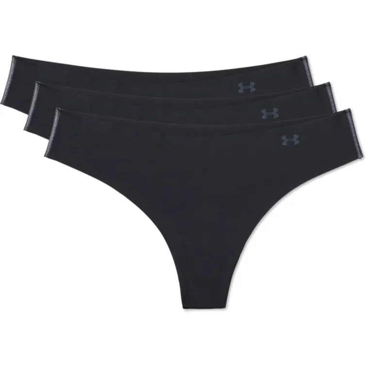 under-armour-women-s-ua-pure-stretch-thong-underwear-3-pack-black-3 Under Armour Women's UA Pure Stretch Thong Underwear 3-Pack - black