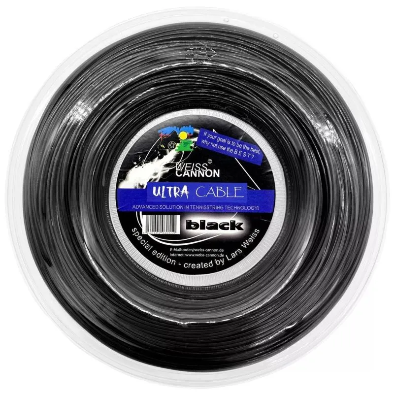 WeissUltraCableBlackReel Weiss Cannon Ultra Cable (200 m) - black