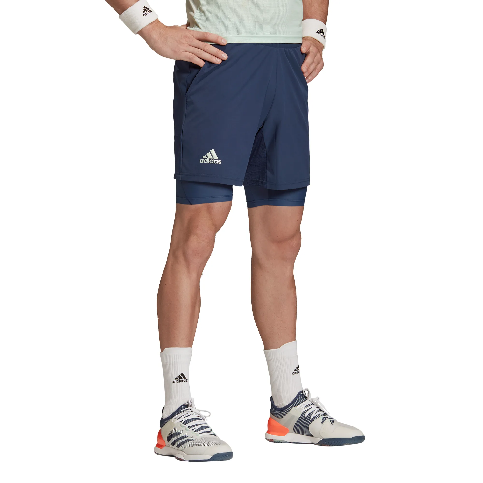 adidas-2in1-short-heat-ready-7in-tech-indigo-dash-green-10 Adidas 2in1 Short Heat Ready 7in - tech indigo/dash green