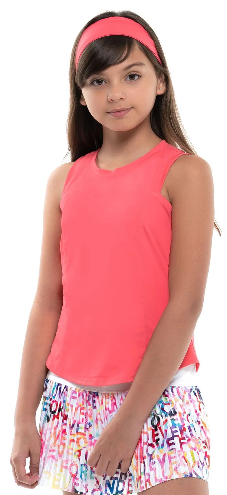 Girls' T-shirt Lucky in Love Techno Tropic Starter Tank Girls - punch - Red