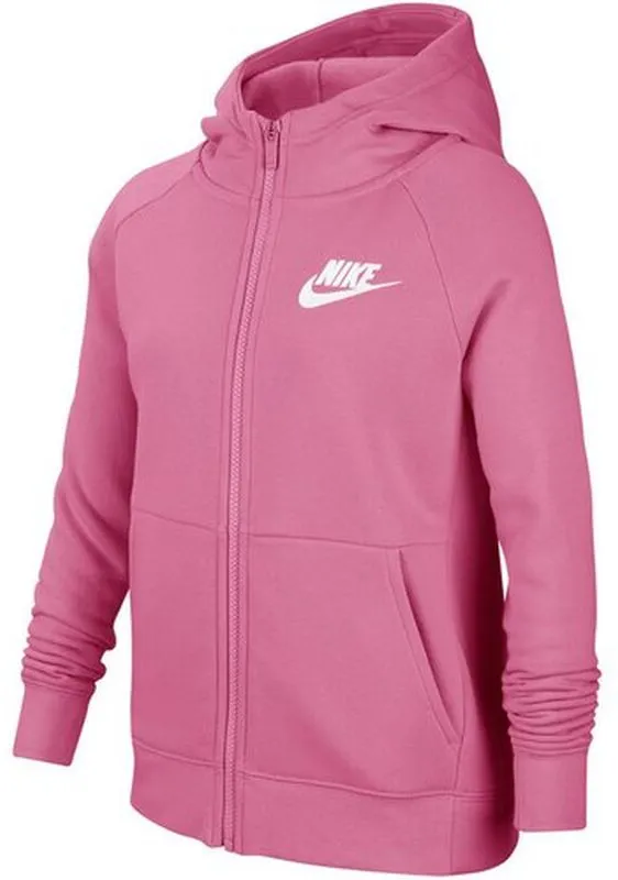 Nike Swoosh Full Zip - magic flamingo/white