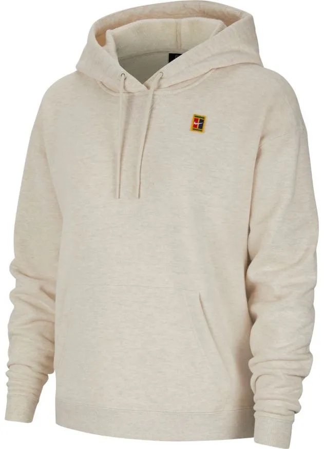 Nike Court Heritage Hoodie W - light orewood brown/white Nike Court Heritage Hoodie W - light orewood brown/white
